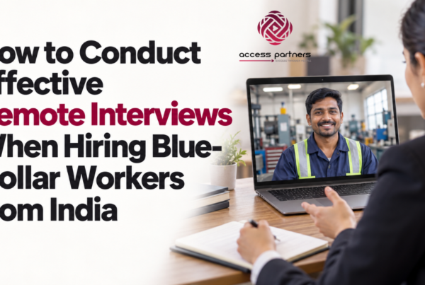 Remote interview for blue collar worker