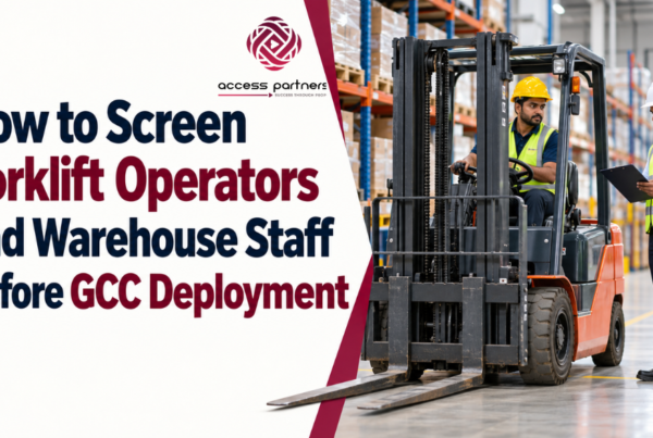 forklift operators and warehouse staff recruitment